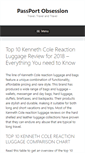 Mobile Screenshot of passportobsession.com