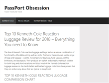 Tablet Screenshot of passportobsession.com